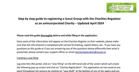 A Step by Step guide to registering an Irish Charity.